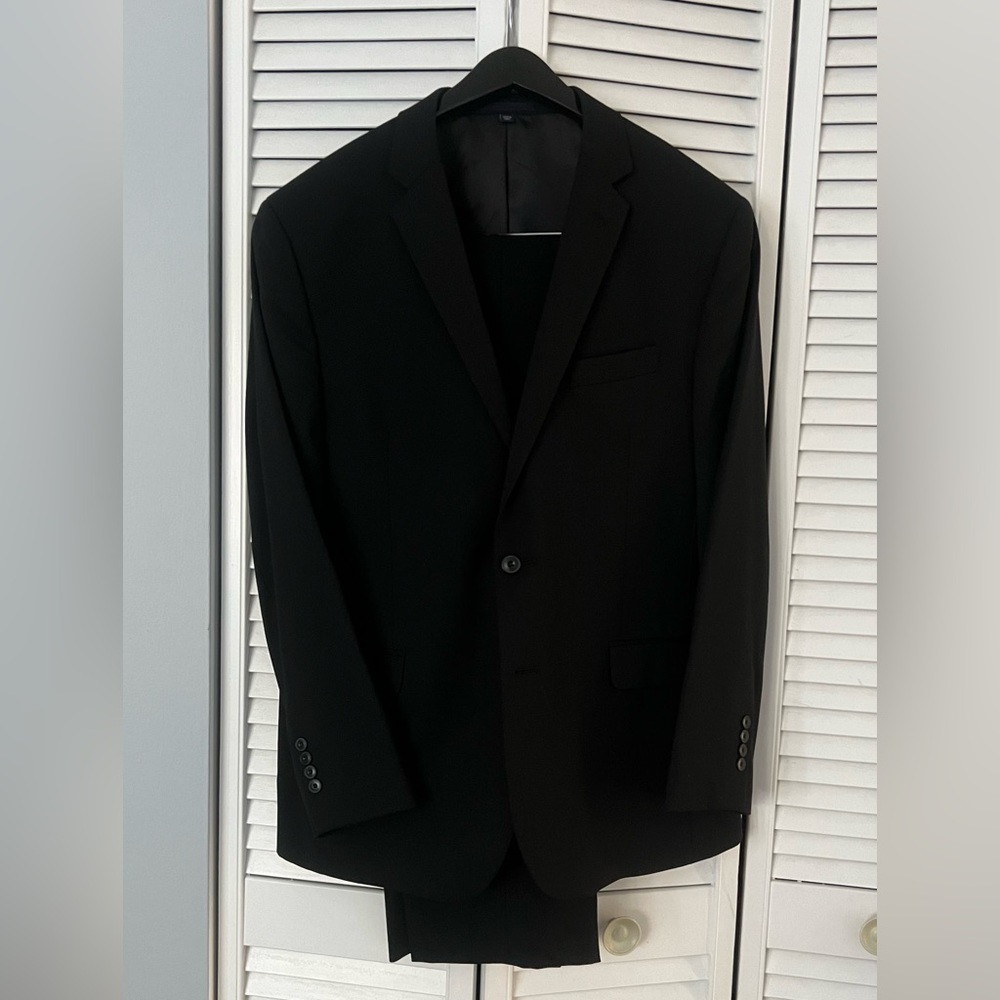 Men’s black formal suit